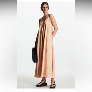 COS V-Neck Printed Slip Dress size 10 NWT
